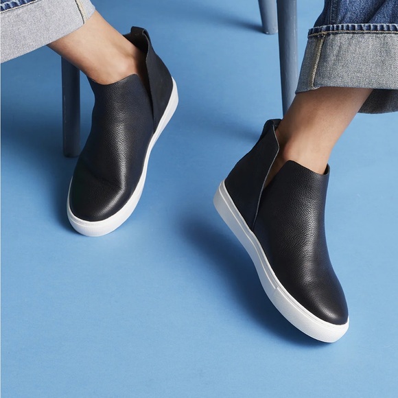 NWOT Birdies: The Falcon, Black Textured Slip-On Sneakers - Picture 5 of 8